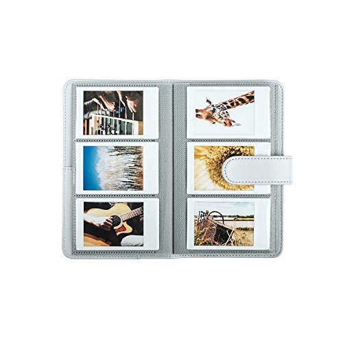 Fujifilm 70100138065 - Kit de Accesorios para Instax Mini 9 (Funda Desmontable con Cierre magnético, álbum 108 Fotos, Marco de metacrilato) Color Blanco Ahumado