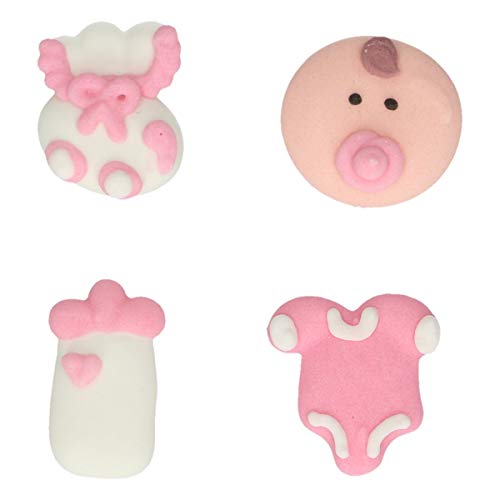 Fun Cakes - Pack de Decoraciones de Azúcar/fondant para cupcakes, muffins, tartas, galletas. (Pack Baby)