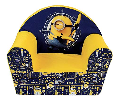 Fun House 712719 – Sillón Club de Espuma para niños GRU, mi Villano Favorito/Los Minions