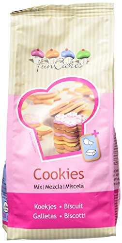 FunCakes Preparado para Galletas de Mantequilla Tradicionales Sabor Galleta acabado Liso ideal para Decorar con Glasa, 500g, 33913