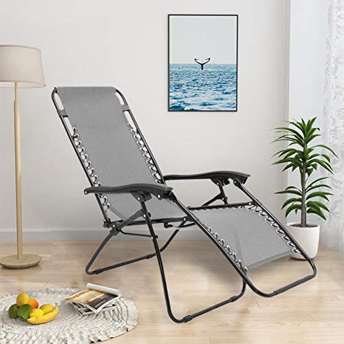 Funda de repuesto para silla - Silla Reclinable De Gravedad Cero Paño Reclinable Silla Duradera Silla De Repuesto Funda De Tela Cojín De Tumbona Cama Elevada Para Jardín Playa (Sin Silla)