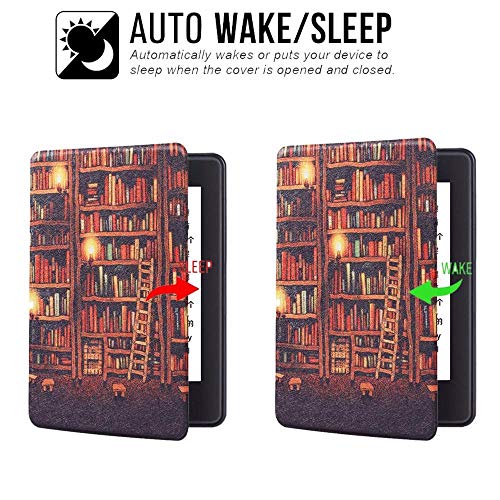 Funda Inteligente para reposamuñecas para el Nuevo Amazon Kindle Paperwhite 4 Cubierta magnética con Tapa giratoria para Kindle Paperwhite 10th Generation 2018-Principito