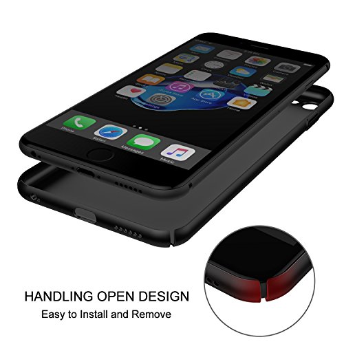 Funda iPhone 6/6s, Joyguard iPhone 6/6s Carcasa [Ultra-Delgado] [Ligera] Anti-rasguños Estuche para Case iPhone 6/6s - 4.7pulgada - Negro