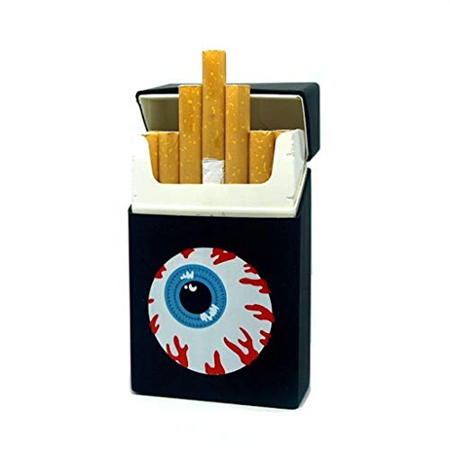 Funda para cigarrillos, color negro