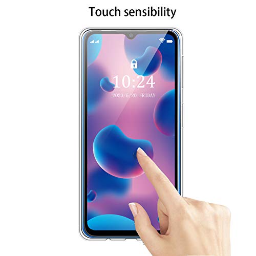 Funda para Xiaomi Redmi 9C, 360°Full Body Protección [Suave TPU Silicona Delantero] [PC Dura Atrás] Transparente Flip Protectora Carcasa para Xiaomi Redmi 9C (6,53 Pulgadas)