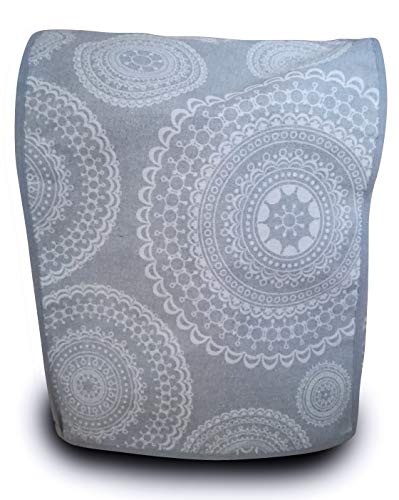 Funda protectora antimanchas para thermomix Tm5 y Tm31 & TM6 MANDALAS GRISES