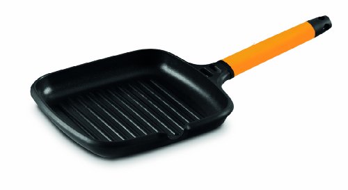 Fundix - Grill Inducción Mango Naranja 27 cm