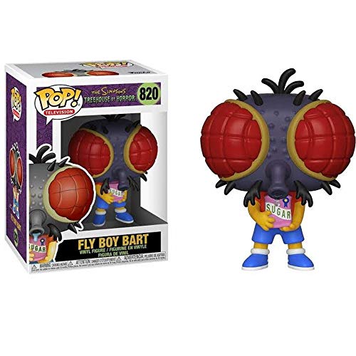 Funko- Pop Figura De Vinil: Animation: Simpsons-Bart Fly Coleccionable, Multicolor (39719)