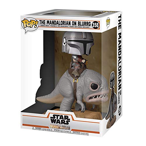 Funko Pop Rides: Star Wars The Mandalorian on Blurg Collectible Toy, Multicolor (45547)