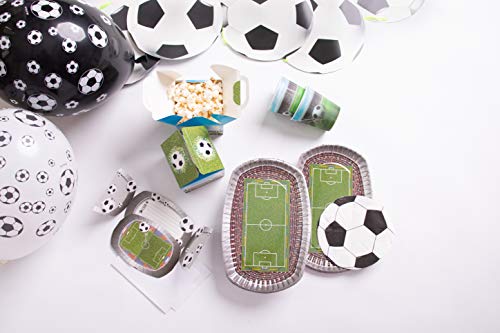 Fútbol Plato Party de 18 X 27 cm (8 unidades)