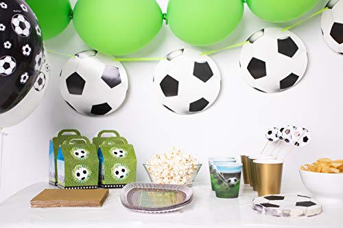 Fútbol Plato Party de 18 X 27 cm (8 unidades)