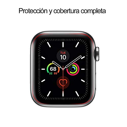 G-Color Protector Pantalla para Apple Watch 44mm Series 6 5 4 SE [2 Piezas] Cristal Templado para iWatch 44mm Serie 6/5/4/SE Hermès, Nike+ Edition