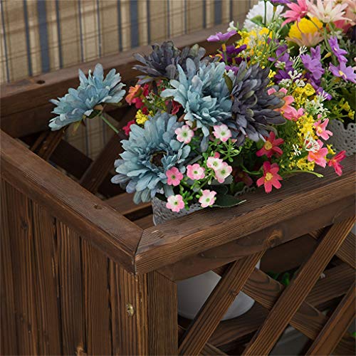 G-HJLXYZWJHOME Soporte De Flores Jardinera De Madera JardíN Al Aire Libre Flor Planta Olla Caja Café Restaurante Flor A TravéS De La Cerca