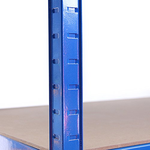 G-Rack 0020-1 Estantería de Almacenamiento, Acero Inoxidable con Recubrimiento de Polvo, Azul, 150cm x 75cm x 30cm