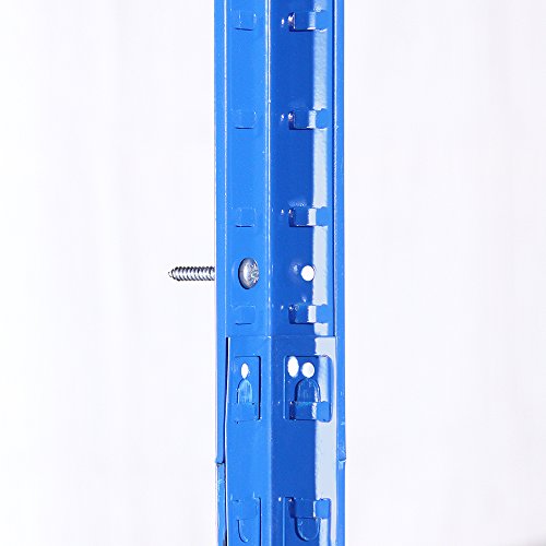 G-Rack 27 Estantería De Almacenamiento Para Garaje, Azul, 180cm x 120cm x 60cm