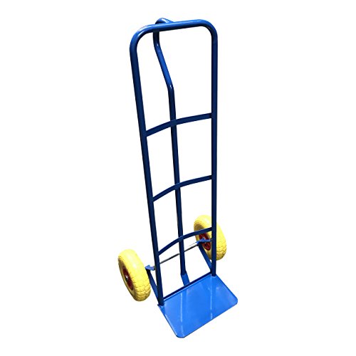 G-Rack T1BLUE Carro Industrial Resistente de Acero – con Neumáticos Antipinchazos y Capacidad de Carga 325 kg, Azul