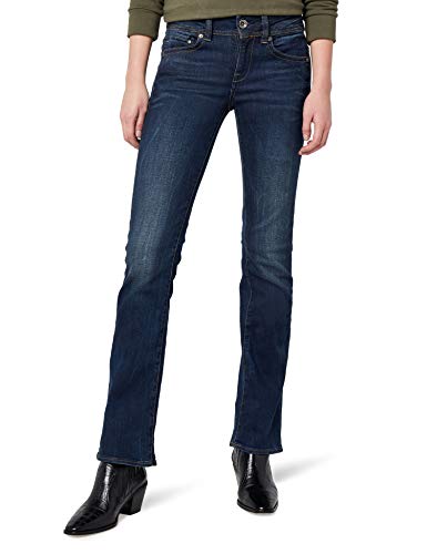 G-Star Raw Midge Mid Bootcut Vaqueros Corte de Bota, Azul (Dark Aged), 26W / 32L para Mujer