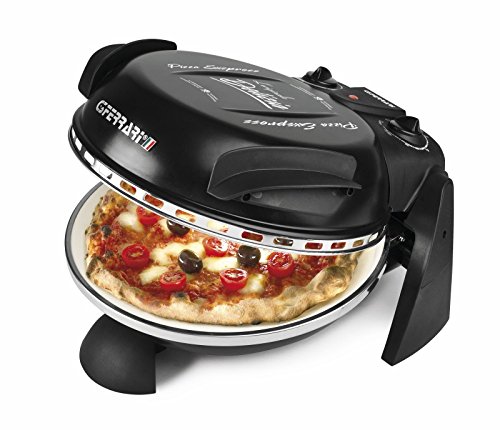 G3 Ferrari Delizia Delicia Negra. Horno Pizza Express Original, 1200 W, Acero Inoxidable