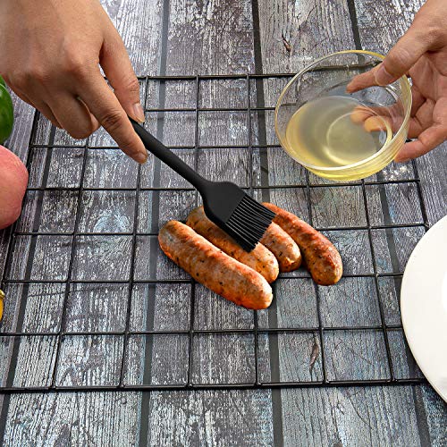 G.a HOMEFAVOR Brochetas para Barbacoa de Metal, 12 Piezas Pinchos Barbacoa Acero Inoxidable Reutilizables, 40cm Brochetas de Kebab para Shish Kabob, Carne, Camarones, Verduras, Frutas