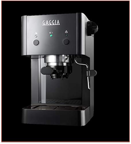 Gaggia GG 2016 Independiente Máquina espresso Negro 1 L Manual - Cafetera (Independiente, Máquina espresso, 1 L, De café molido, 950 W, Negro)