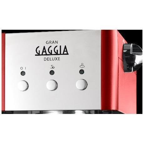 Gaggia RI8425/22 - Cafetera de espresso manual, 1 l, color rojo