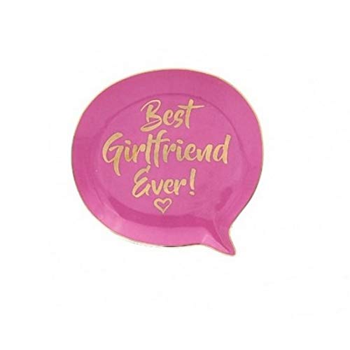 Gainsborough Giftware - Platito diseño de bocadillo de cómic (15cm) (Best Girlfriend)