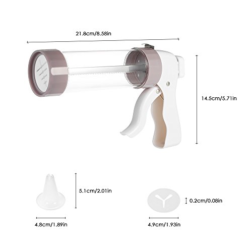 Galapara Pistola para Galletas/Molde para Galletas/Kit Máquina Galletas/Pistola de repostería, Pistola para decoración de Tartas y Galletas