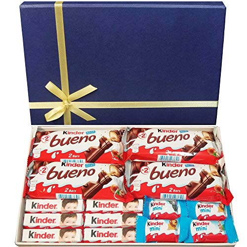 Galaxy & Kinder – Cesta de regalo de chocolate con caja de regalo ideal para todas las ocasiones Kinder & Galacy Chocolate Box