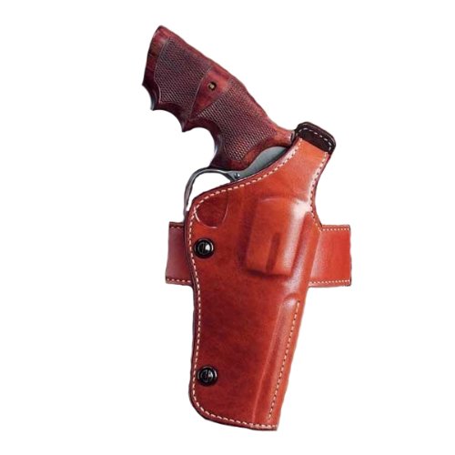 Galco PHX124 - Funda para pistola Phoenix de doble posición para modelo S&W N FR 0,44, derecha, marrón