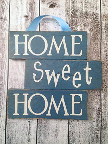 Gale66Lucy Home Sweet Home Sign - Cartel de Madera reciclada para decoración del hogar, Porche, decoración de Madera reciclada, decoración de Patio