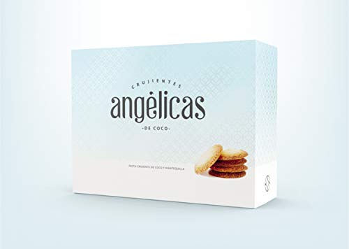 Galleta crujiente de Coco y Mantequilla - Angélicas de Coco- Nazaré Hojaldrería - 33 Unidades 200 gr.