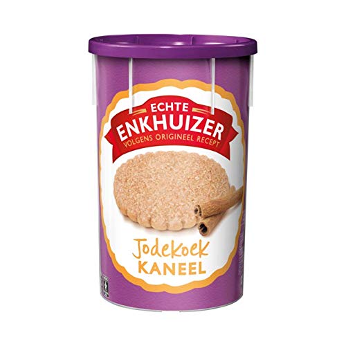 Galleta de canela holandesa | Echte Enkhuizer | Canela Jodekoek '15 Galletas | Peso total 323 gramos