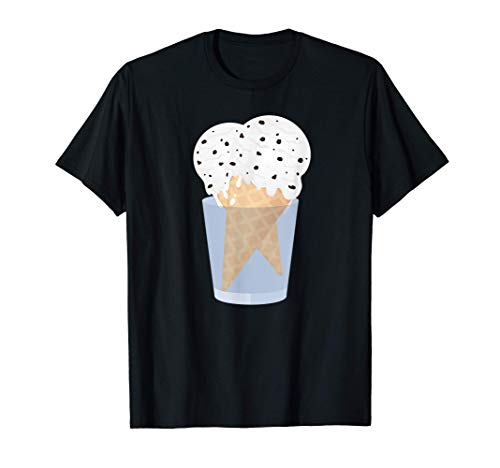 Galletas de helado y dos conos de crema Camiseta