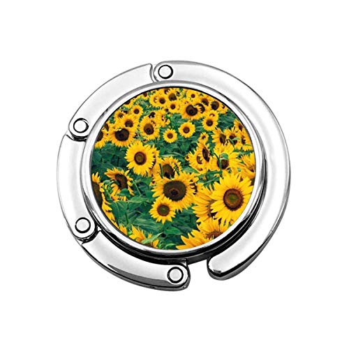 Gancho para Monedero Muchos Hermosos Girasoles Imprimir Charm Monedero Bolso Mesa Ganchos para Bolsa de Escritorio - Soporte para Gancho