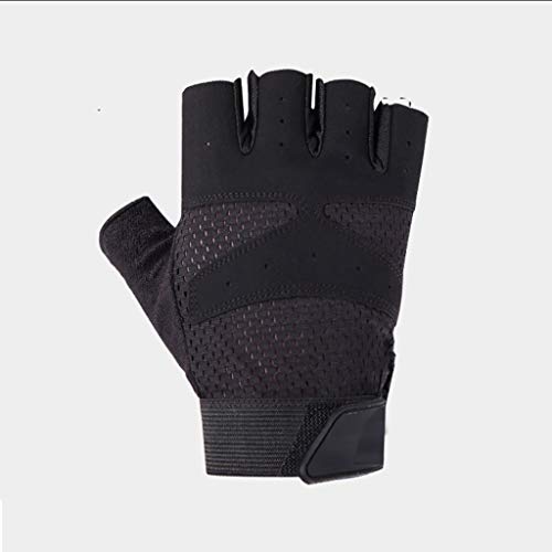 GAOZHE Guantes De Fitness Femenino Pesca Medio Dedo Deportes Masculino Ciclismo Antideslizante Cocoon Muñequera Soporte Horizontal Bar Equipo Yoga Entrenamiento Delgado