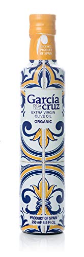 García de la Cruz - Aceite de Oliva Virgen Extra Ecológico Orgánico, Premium Master Miller - 250 ml Botella de Vidrio