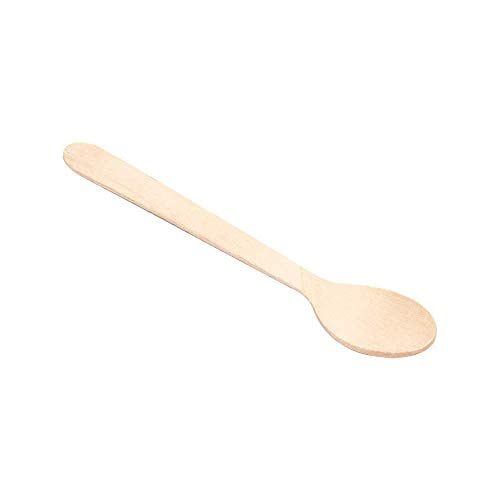 García de Pou 100 Unidades - Cucharillas Café 11 cm Natural Madera