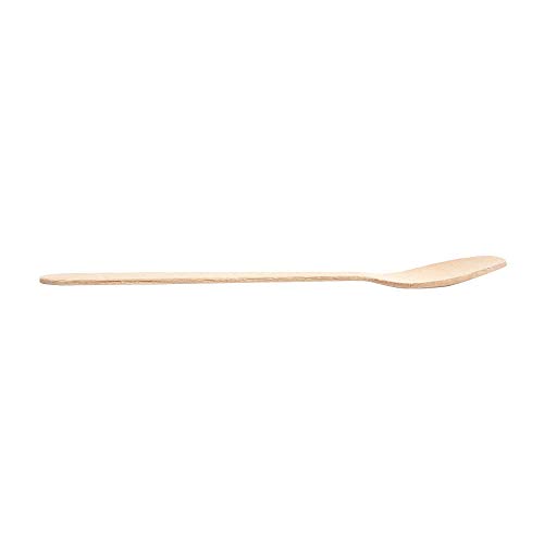 García de Pou 100 Unidades - Cucharillas Café 11 cm Natural Madera