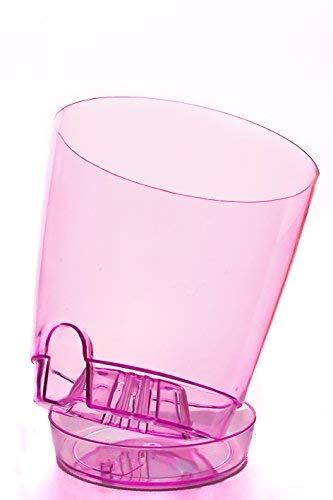 Garden4You - Maceta transparente para orquídeas, 13 cm o 17 cm de diámetro, con sistema de aireación interior, Ciclamo, 13,5