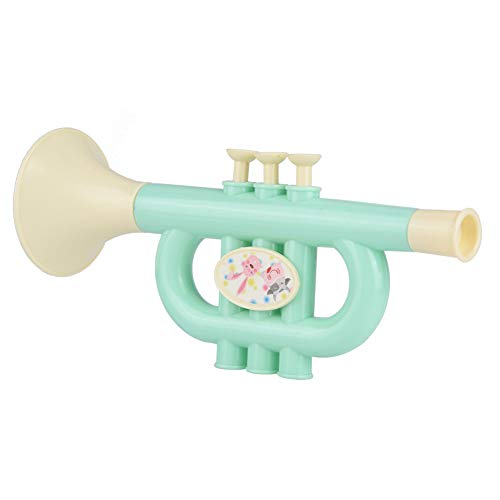 Garosa 6 Piezas de Instrumentos Musicales para Niños Pequeños, Tambor de Arena Interesante, Trompeta, Juguetes Musicales para Bebés, Niños y Niñas(Verde)