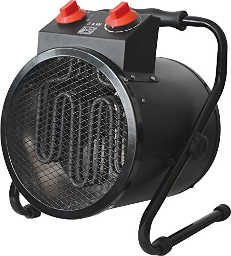 Garza Calefactor Industrial - termoventilador de exteriores portátil, potencia 3000W