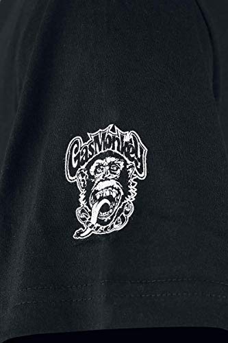 Gas Monkey Garage T-Shirt Side Monkey, Color:black;Größe:M