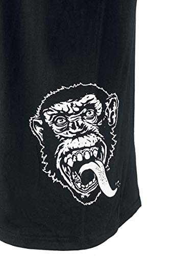 Gas Monkey Garage T-Shirt Side Monkey, Color:black;Größe:S