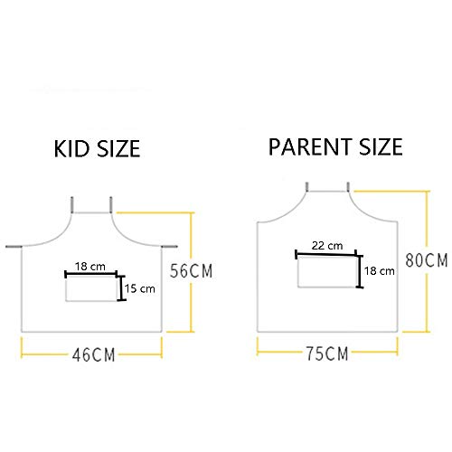 gatito lindo delantal de los niños delantales de algodón de las muchachas de los niños del babero delantales para los artistas cocinero de la hornada de cocción de Padres delantal Niño,5-10 años