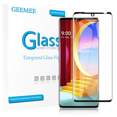 GEEMEE Protector de Pantalla para LG Velvet 5G, Cristal Templado Película Vidrio Templado 9H Alta Definicion Glass Screen Protector Film