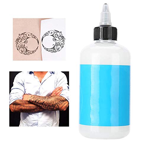 Gel de transferencia para tatuajes, Solución de transferencia de tatuajes profesional de 250 ml Gel Plantilla Crema Imprimación, Pomada segura de larga duración Arte corporal para tatuajes