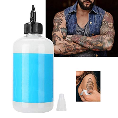 Gel de transferencia para tatuajes, Solución de transferencia de tatuajes profesional de 250 ml Gel Plantilla Crema Imprimación, Pomada segura de larga duración Arte corporal para tatuajes