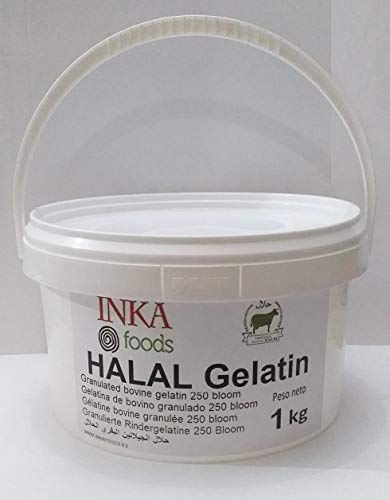 Gelatina granulado HALAL, 250 bloom, sabor neutro - 1kg