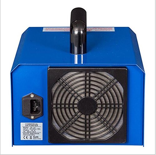 Generador de ozono profesional 3000 a 7000mg / h, 3.5 a 7g / h temporizador ajustable generador de ozono purificador de aire perfecto para su automóvil, desinfección la cocina, reducir el olor, Azul