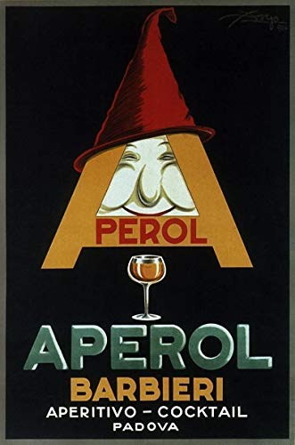 Genérico Brands Perol Aperol Barbieri 1924 – Italia Letrero de estaño retro nostalgia estilo industrial bar restaurante personalidad fondo decoración de pared